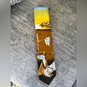 Ralph Marlin Tie “Time Warp” by artist Salvador Dali